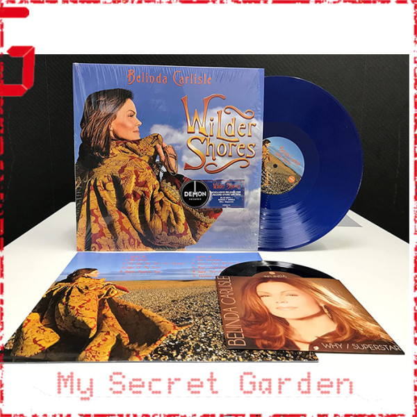 Belinda Carlisle - Wilder Shores Blue Vinyl LP + 7 Inches Single (2018) ***READY TO SHIP from Hong Kong***
